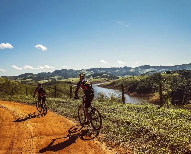 Riding a bike is a sensory experience
