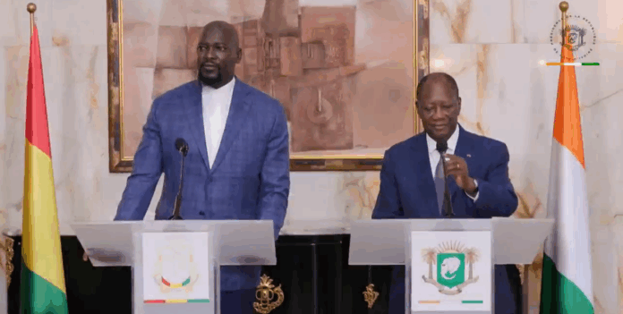 Guinée-Côte d’Ivoire : le Président Mamadi Doumbouya attendu ce vendredi à Abidjan pour une visite d’État