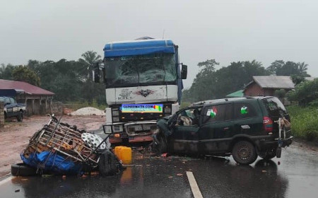 Kindia : une collision entre une voiture et un camion fait 3 morts et 8 blessés à Friguiagbé